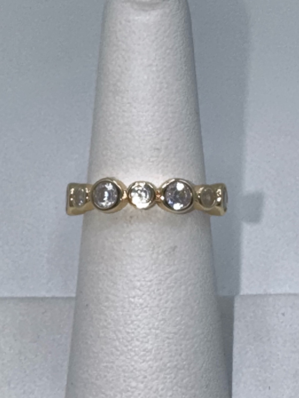 14k 1.12ct Bezel Set Band - Picture 9 of 12